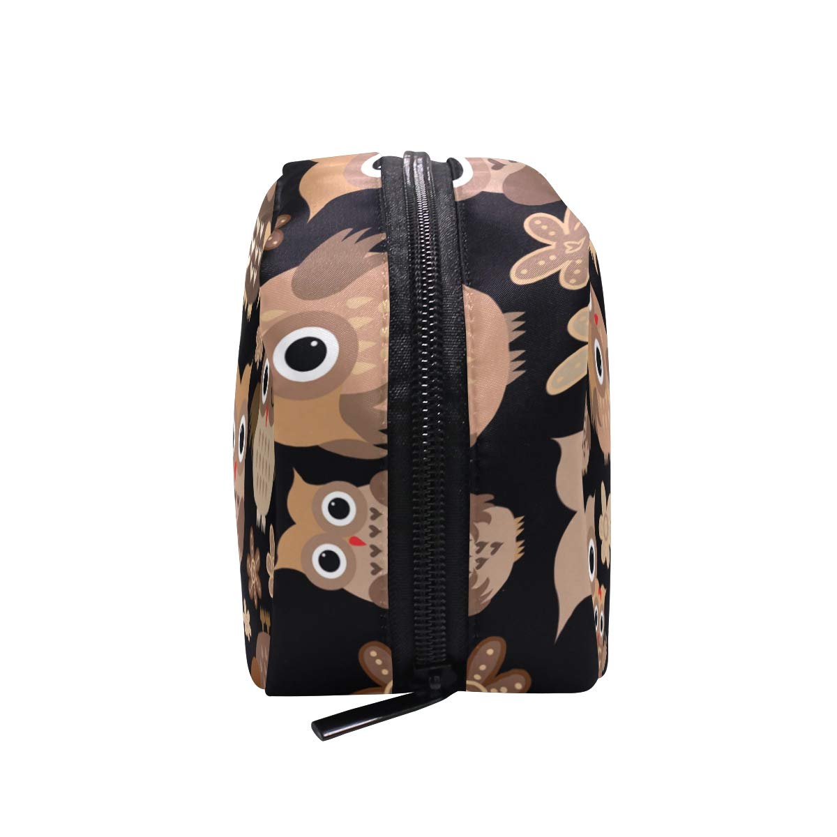 SUABO Cute Owl Makeup Bag for Women - Waterproof Cosmetic Organizer with Zipper, Travel Makeup Pouch for Brushes & Accessories - Perfect for Travel, Gym & Daily Use