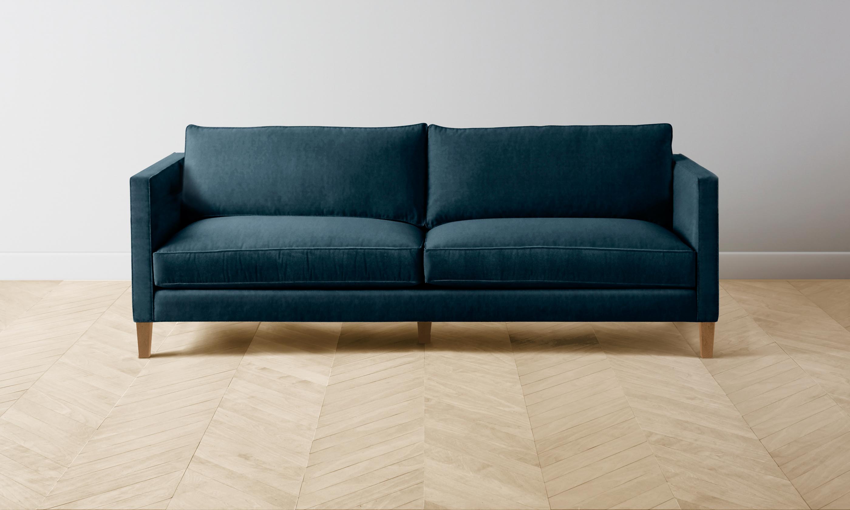 The Crosby Sectional Sofa - Luxurious Performance Velvet in Lagoon Blue for Living Room & Lounge Comfort | Perfect for Modern Homes & Cozy Spaces