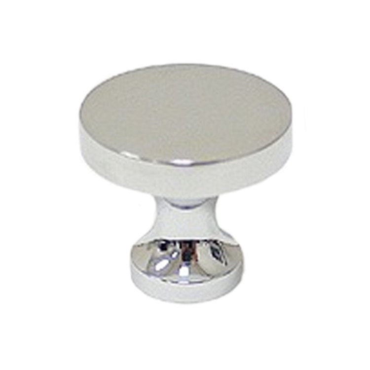 171 Series 1 1/8 Inch Cabinet Knob - Solid Brass Hardware for Kitchen & Bathroom Cabinets, Dressers, and Furniture - Classic Round Design for Easy Installation and Stylish Upgrade