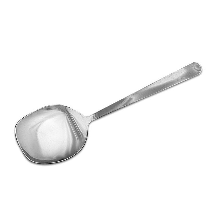 Browne 817 Square Bowl Serving Spoon - 8.5 Inch Stainless Steel Kitchen Utensil for Salad, Pasta, and Dessert Serving - Perfect for Dinner Parties, BBQs, and Family Gatherings