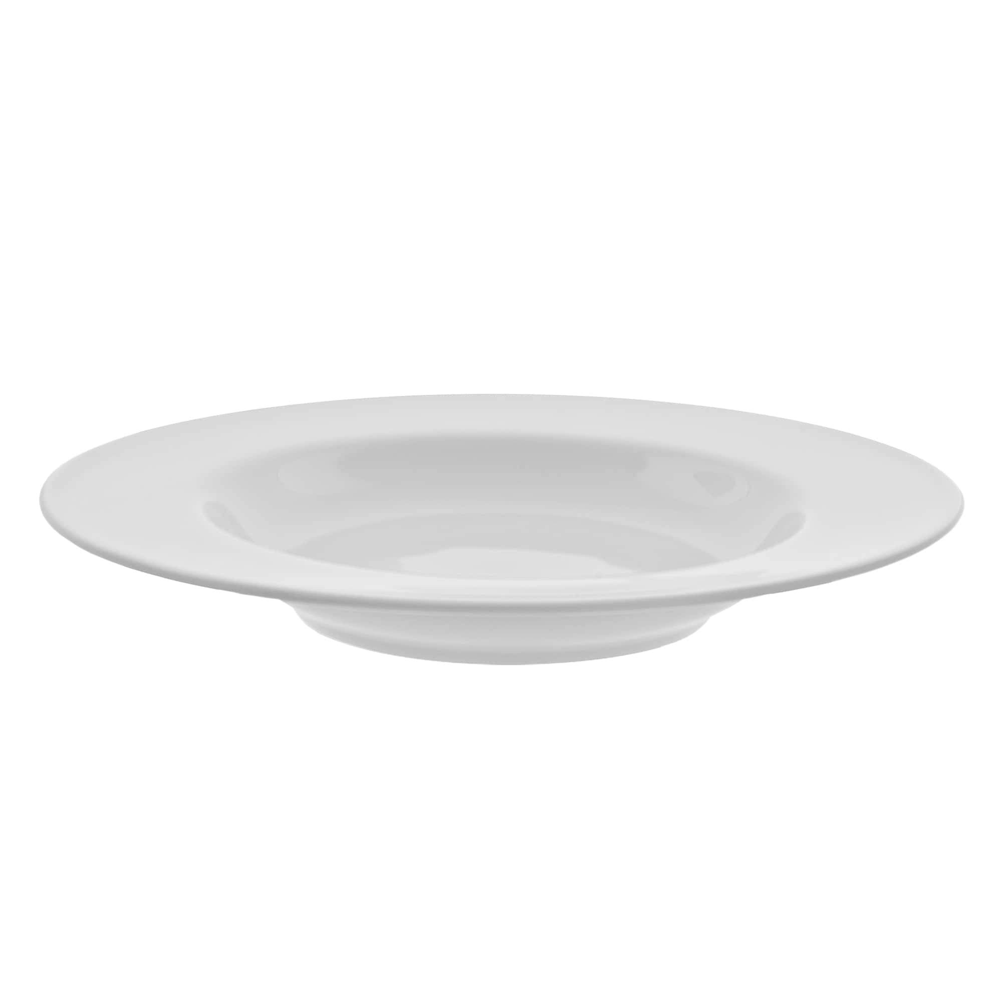 Royal White Rim Soup Bowls Set of 6 - 12