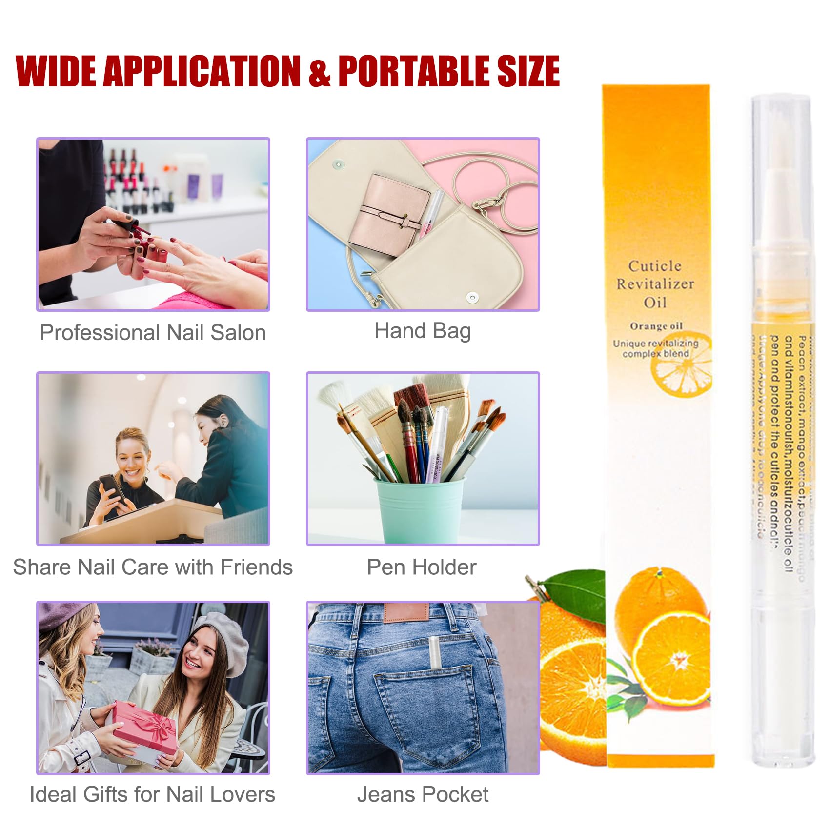 15 PCS Cuticle Oil Pen for Nails - GRUNIL Nail Growth Treatment & Strengthener for Thin Nails - Home Manicure & Pedicure Care Kit - Perfect for Salon, Spa & DIY Nail Care at Home