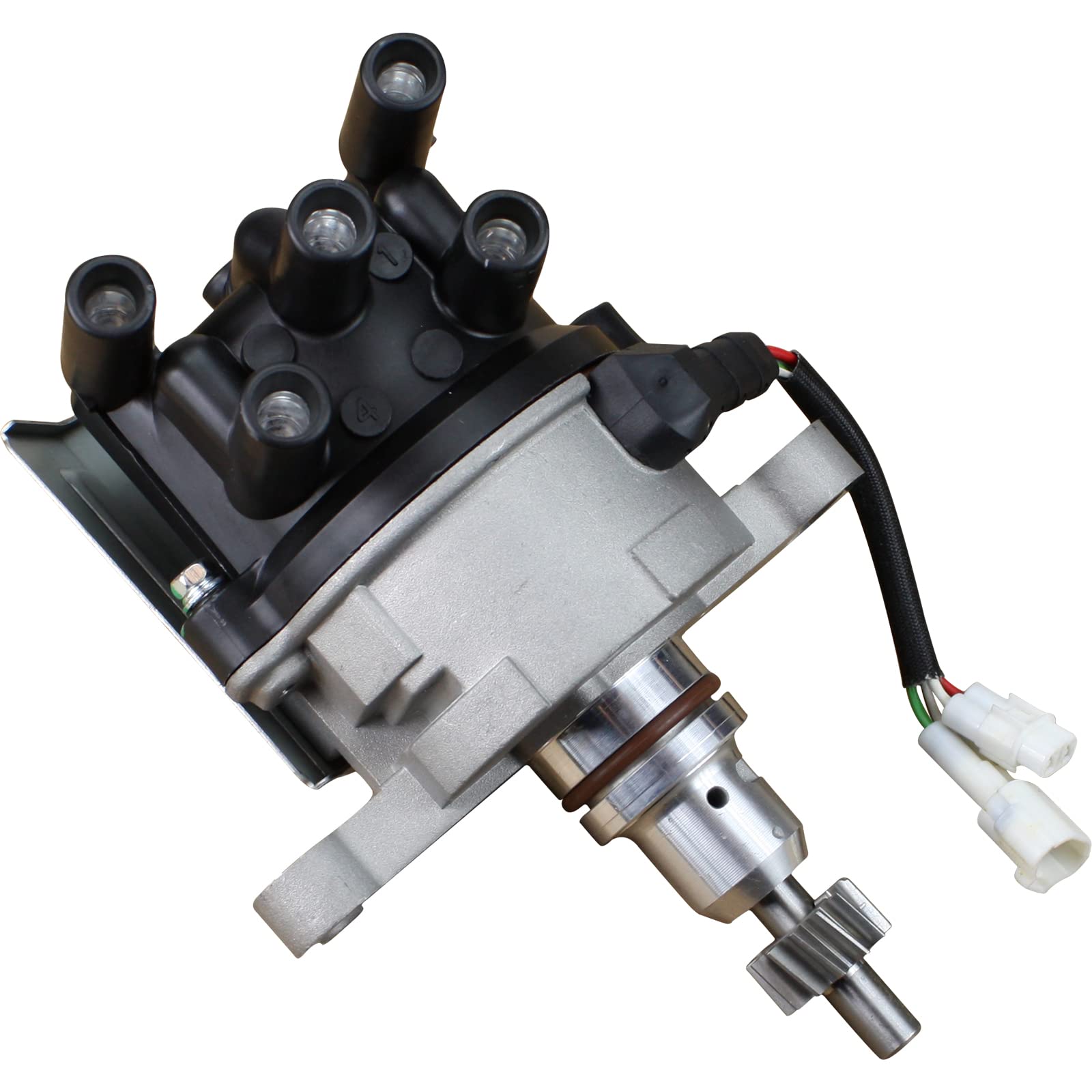 AIP Electronics Heavy Duty Stock Series Complete Electronic Ignition Distributor - Compatible with Toyota Prizm/Corolla 1.6L 4AGE Engine - OEM Fit D16260-SS - Perfect for Engine Performance Upgrades & Smooth Ignition System Replacement