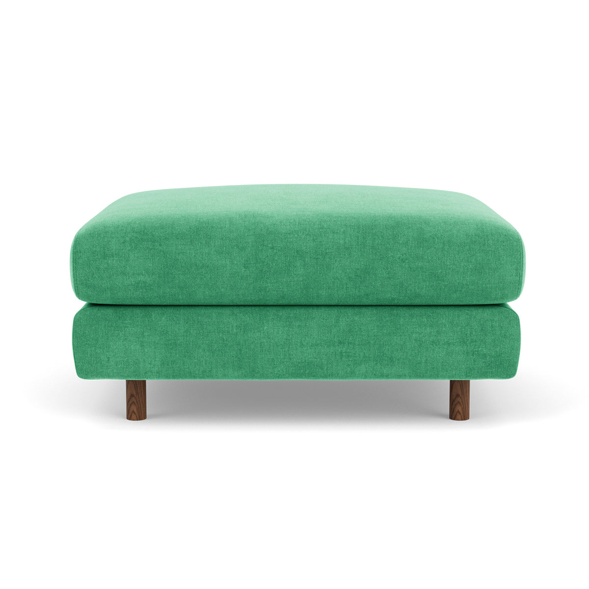 Dylan Fabric Ottoman - Soft and Stylish Footrest, Storage Bench, Living Room Accent Piece - Perfect for Small Spaces, Bedroom, or Lounge Area