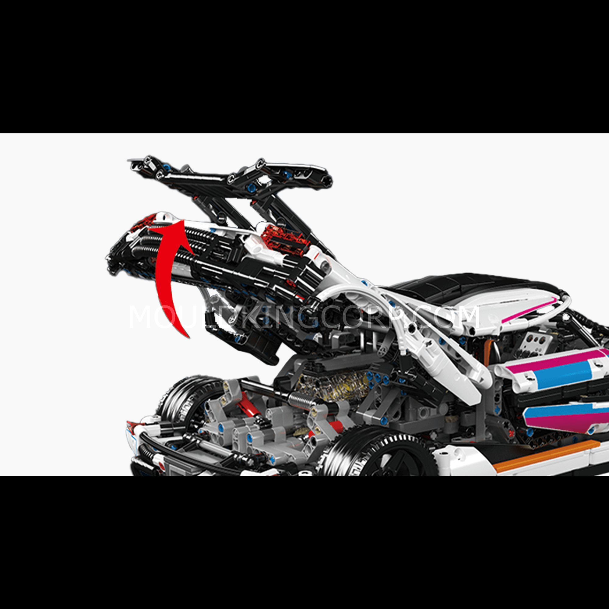 Mould King 13120S Regera Hypercar Remote Control Building Kit - 3063 Piece Model Car Set for Adults & Teens | DIY Engineering Toy, Collector's Display, Gift for Car Enthusiasts | Play, Build & Showcase