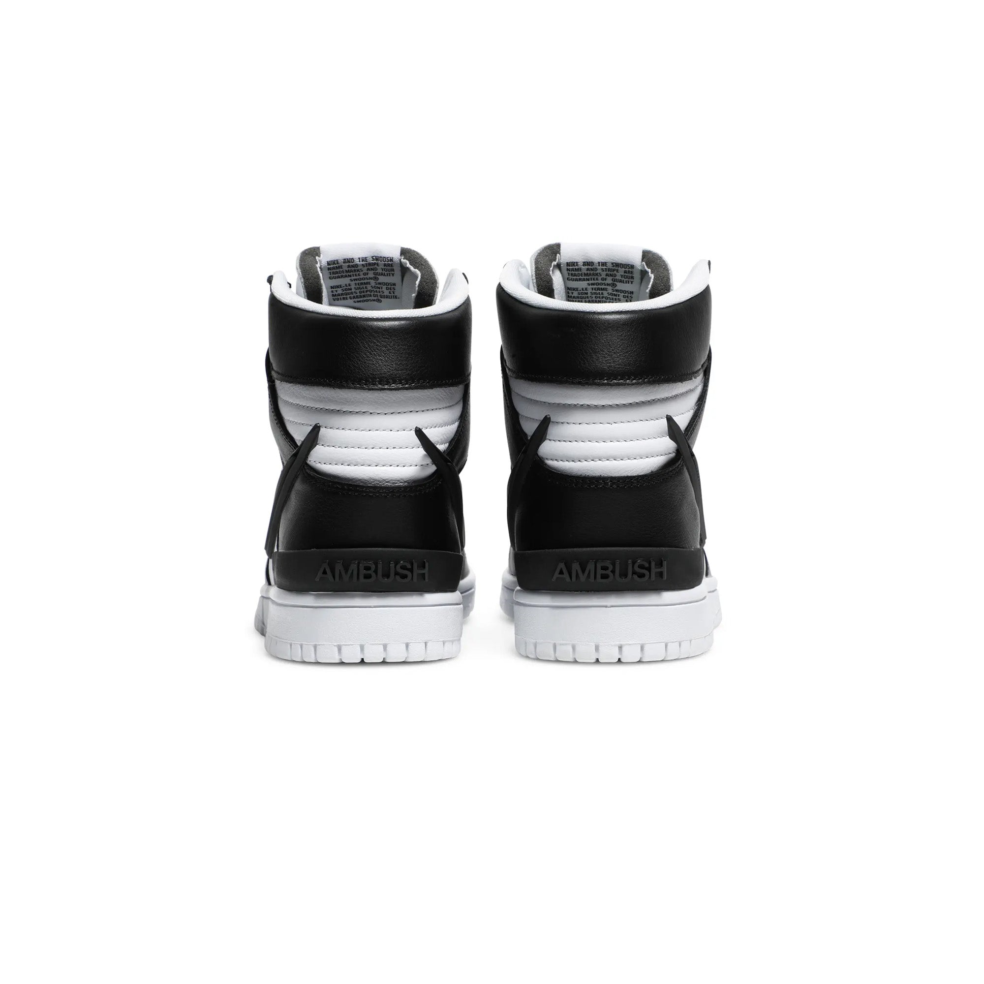 Nike Dunk High x Ambush 'Black White' Sneakers - Limited Edition Basketball Shoes for Men & Women - Perfect for Streetwear, Casual Outfits & Sneaker Collectors