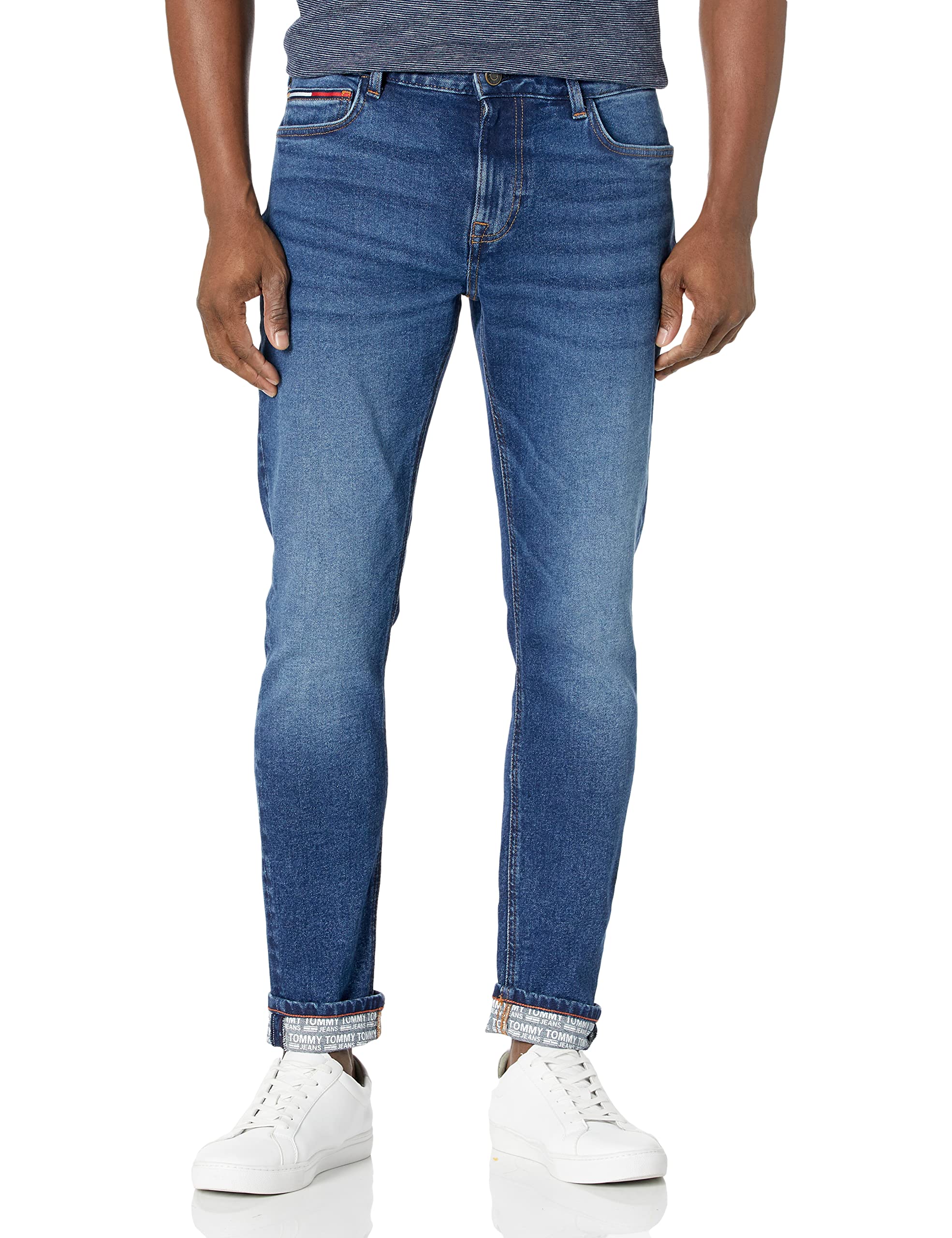Tommy Hilfiger Men's Skinny Fit Jeans - Slim Stretch Denim Pants for Casual Wear & Night Out | Comfortable & Stylish Mens Fashion