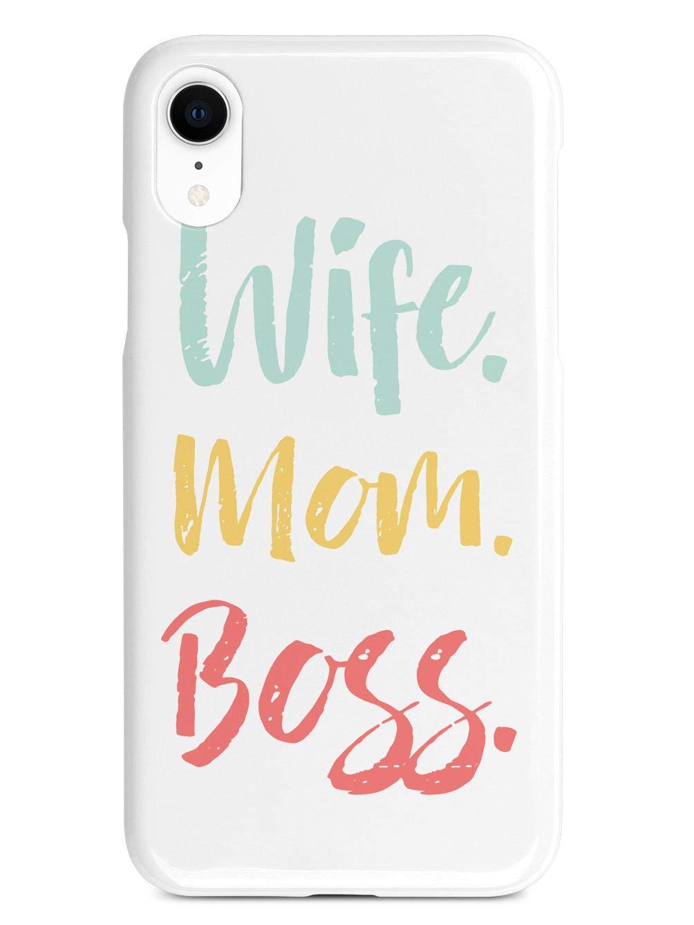 Inspired Cases - iPhone XR Case Compatible - 3D Textured Shockproof Protective Cover for Apple iPhone XR - Perfect Gift for Wife, Mom, Boss - Ideal for Work, Travel & Everyday Use