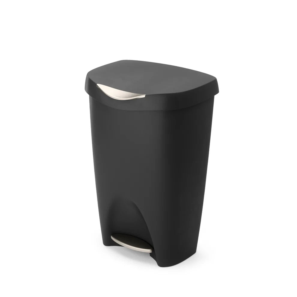 50L Step-On Trash Can with Lid - Hands-Free Foot Pedal Kitchen Garbage Bin for Home, Office, and Bathroom - Odor Control & Leak Proof Design