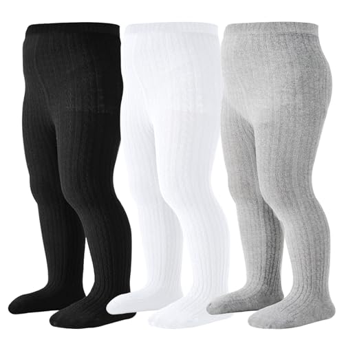 Black/White/Grey, 3 Pack