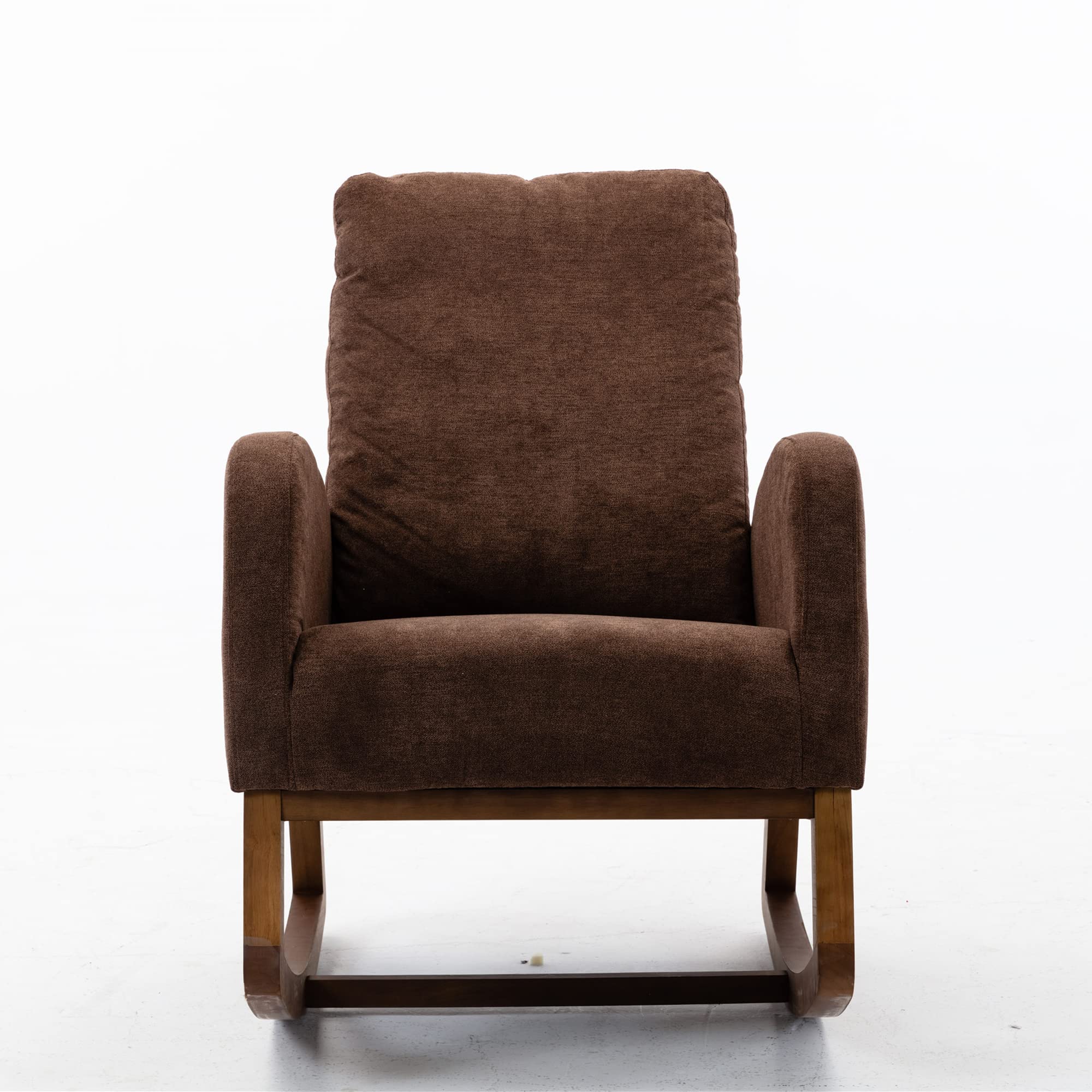 Modern Rocking Chair for Nursery, Living Room & Bedroom - Comfortable Lounge Chair for Relaxing, Nursing & Reading - Perfect for Nursery Decor, Cozy Living Spaces & Bedroom Seating