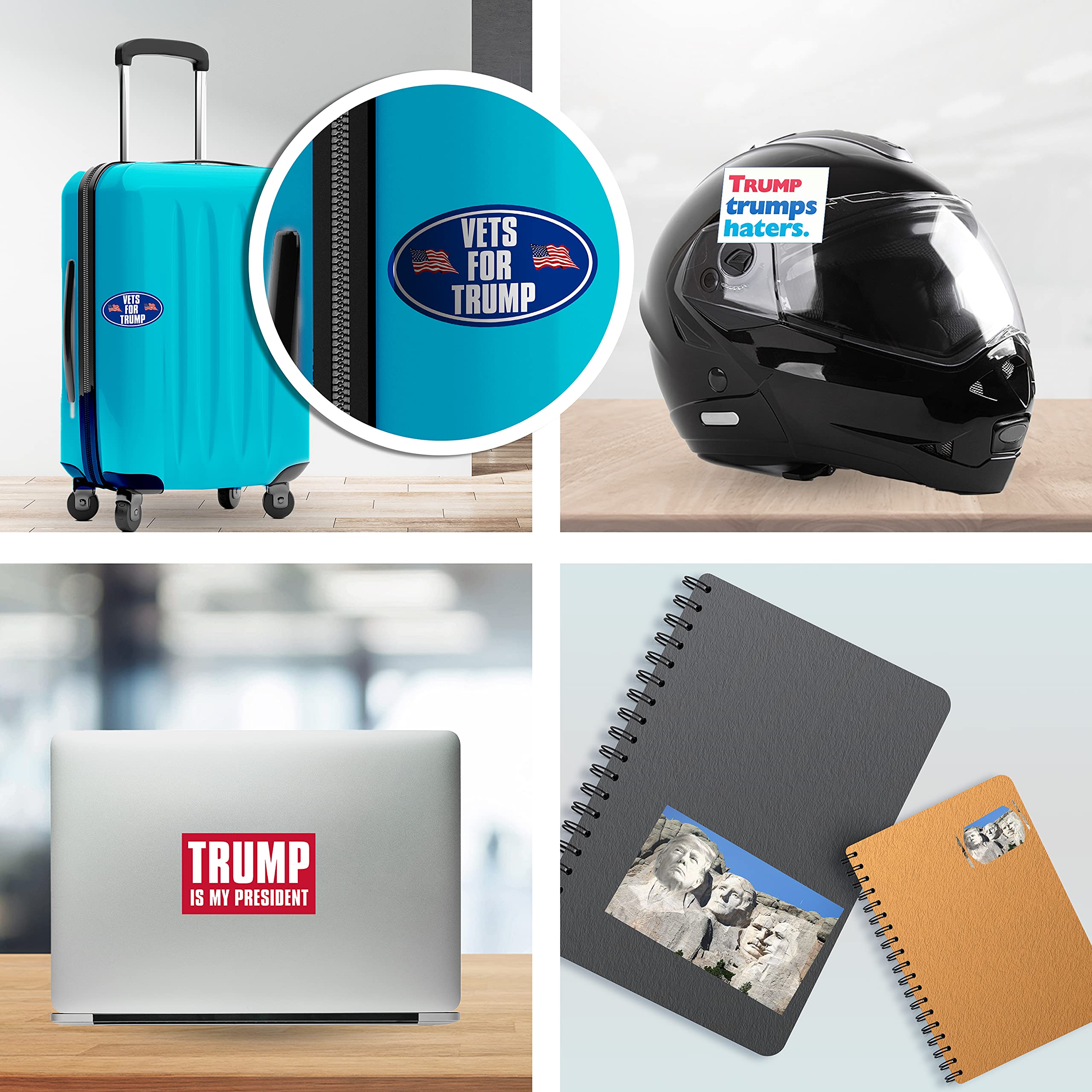 Donald Trump Jr 2024 Presidential Campaign Stickers - Vote Republican Vinyl Decals for Cars, Trucks, Laptops & Coolers (3x9 Inch) - Perfect for Political Supporters, Election Season & Conservative Pride