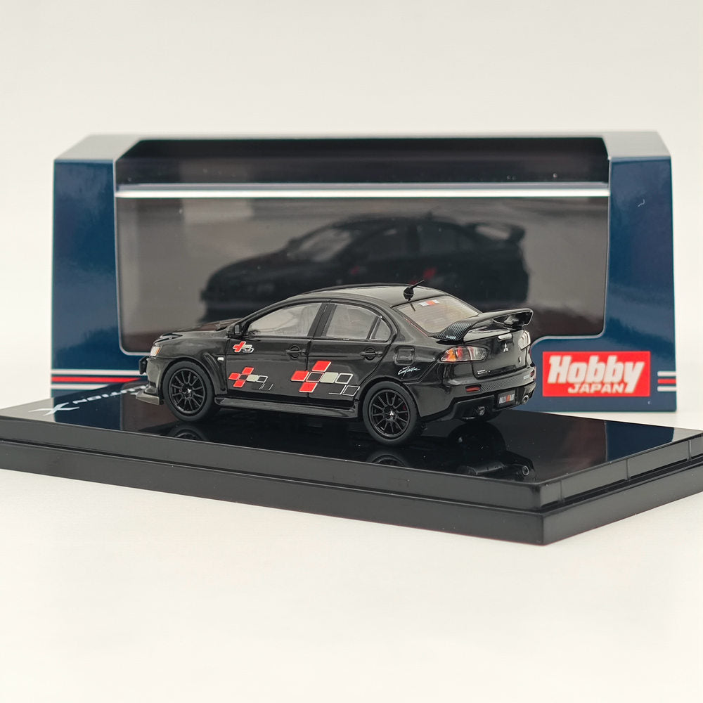 1/64 Scale Hobby Japan Mitsubishi Lancer Evolution X RALLIART Diecast Model Car - Limited Edition Collectible for Racing Enthusiasts & Display Showcase