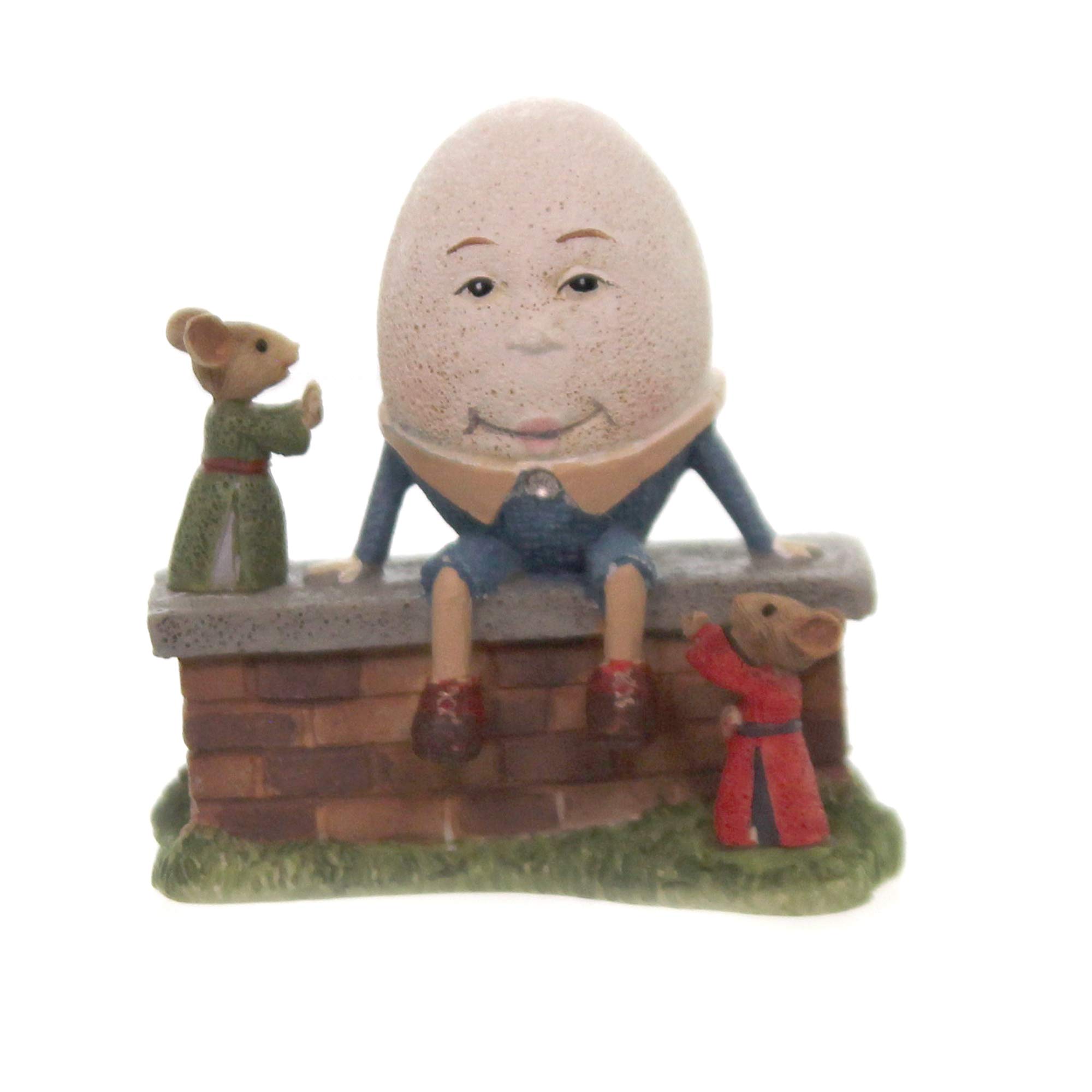 Enesco Tails with Heart Humpty Dumpty Mice Figurine - Cute Collectible Mouse Statue 6005745 (New) | Perfect Gift for Disney Fans, Home Decor & Shelf Display