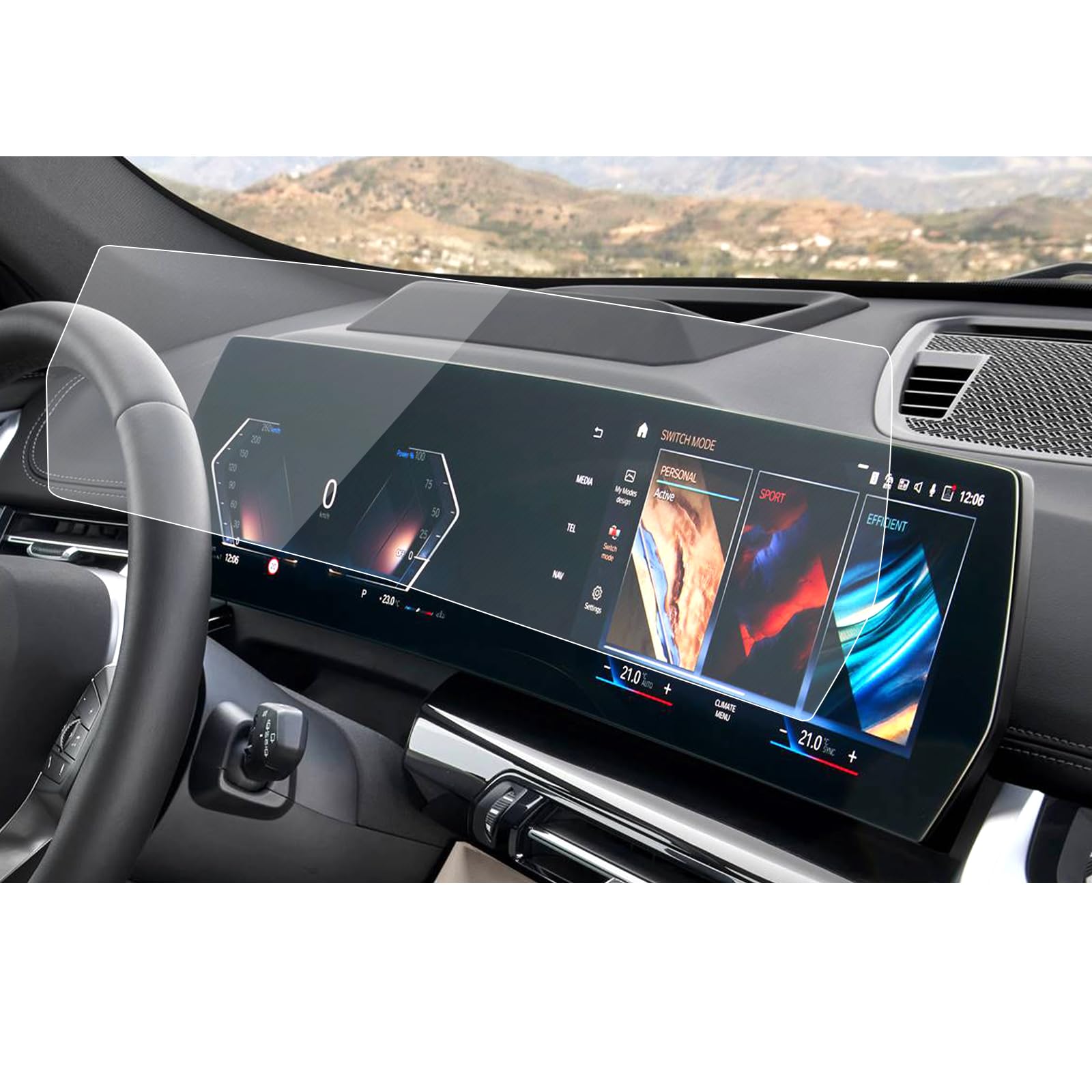 2025 BMW X1 Screen Protector - 9H Tempered Glass for 10.7