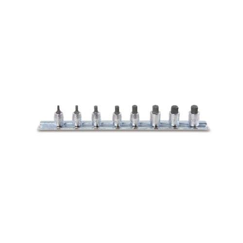 Beta Tools 009000518 900ME/SB8 - 8-Piece Hexagon Screw Socket Set (2 Packs of 8) - Perfect for Automotive Repairs & DIY Projects