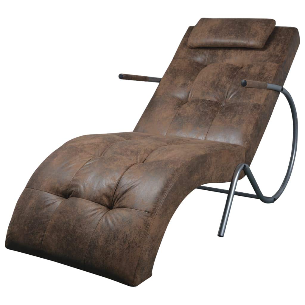 FAMIROSA Chaise Lounge Chair with Pillow - 25