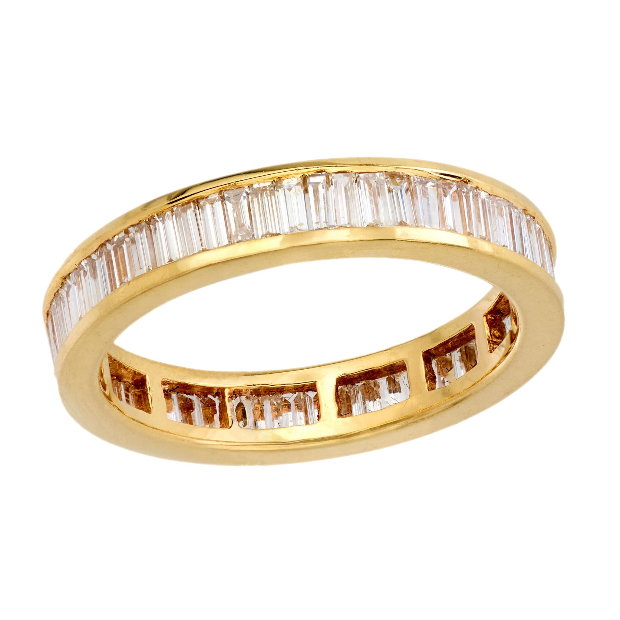 14K Gold Diamond Eternity Wedding Band for Women - Classic Stackable Ring for Anniversary, Engagement & Bridal Jewelry Gifts