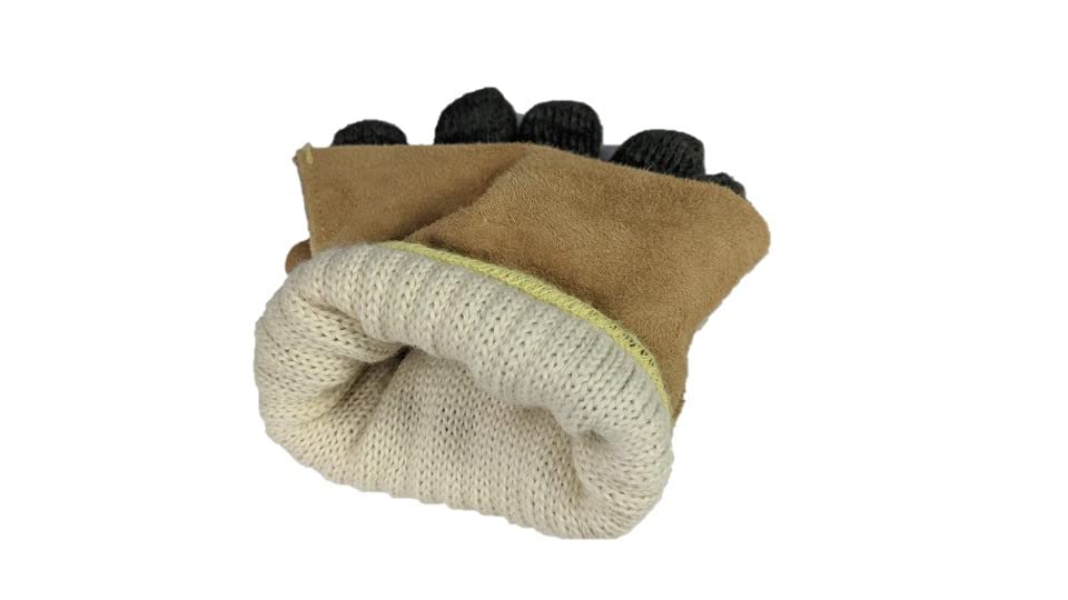 Yellowstone BBQ & Utility Gloves 2 Pack - Heat Resistant Kevlar® Grill Gloves for Grilling, Smoking & Outdoor Cooking | Heavy Duty Work Gloves with Long Leather Cuff | Perfect for BBQ, Camping & Yard Work | Authentic Yellowstone Merchandise