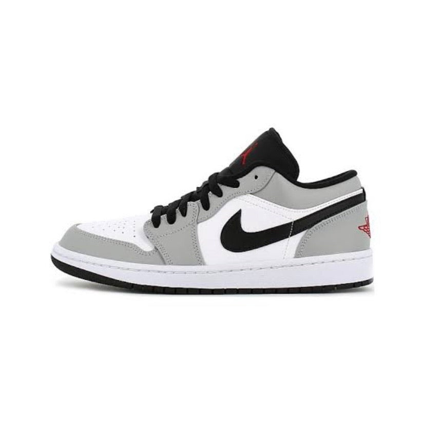 Air Jordan 1 Low Light Smoke Grey Sneakers - Men's Basketball Shoes for Casual Wear & Street Style Fashion - Perfect for Everyday Outfits, Gym, and Sports Activities