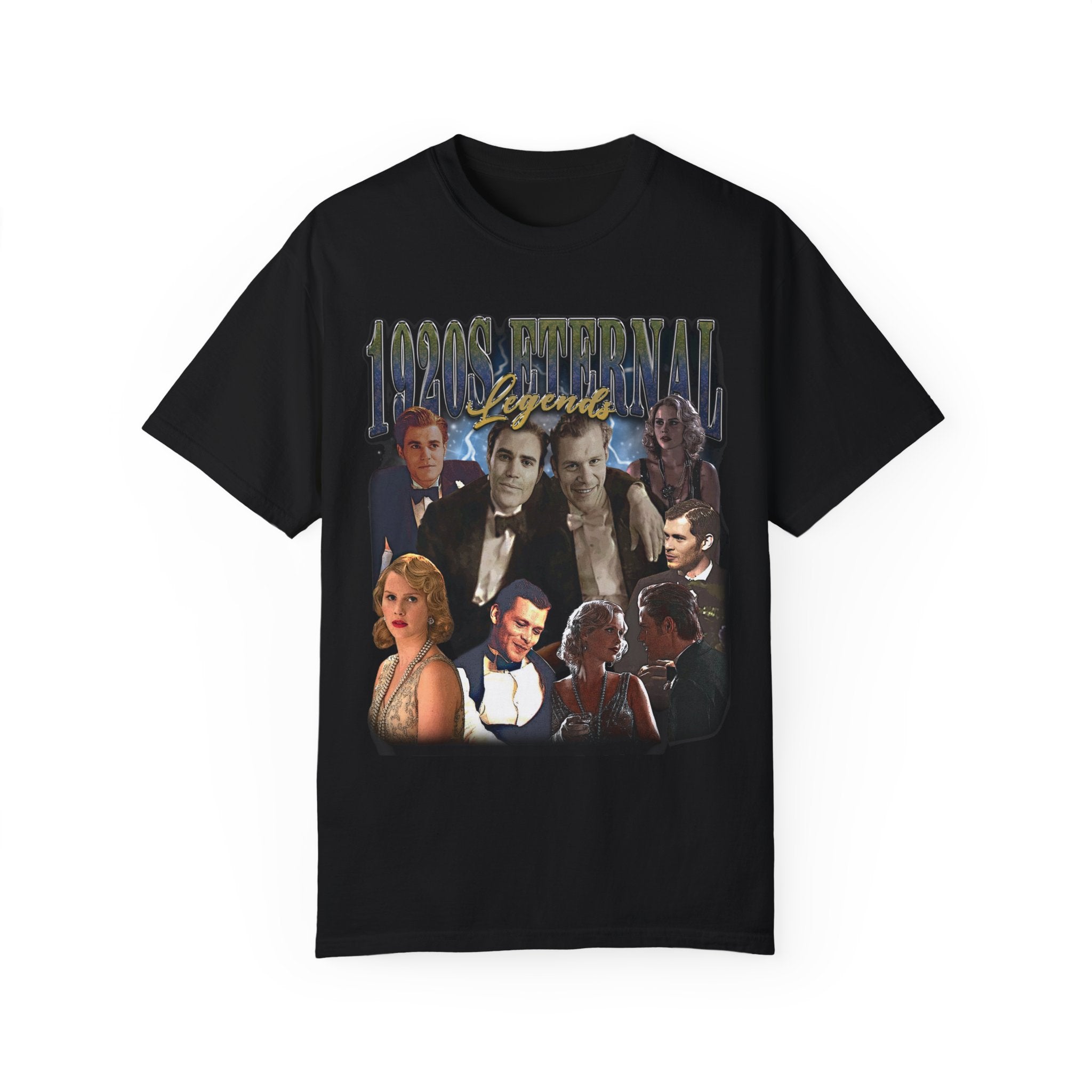 Vintage 1920s Inspired Retro T-Shirt - Eternal Legends Graphic Tee for Men & Women - Perfect for Costume Parties, Themed Events & Casual Wear