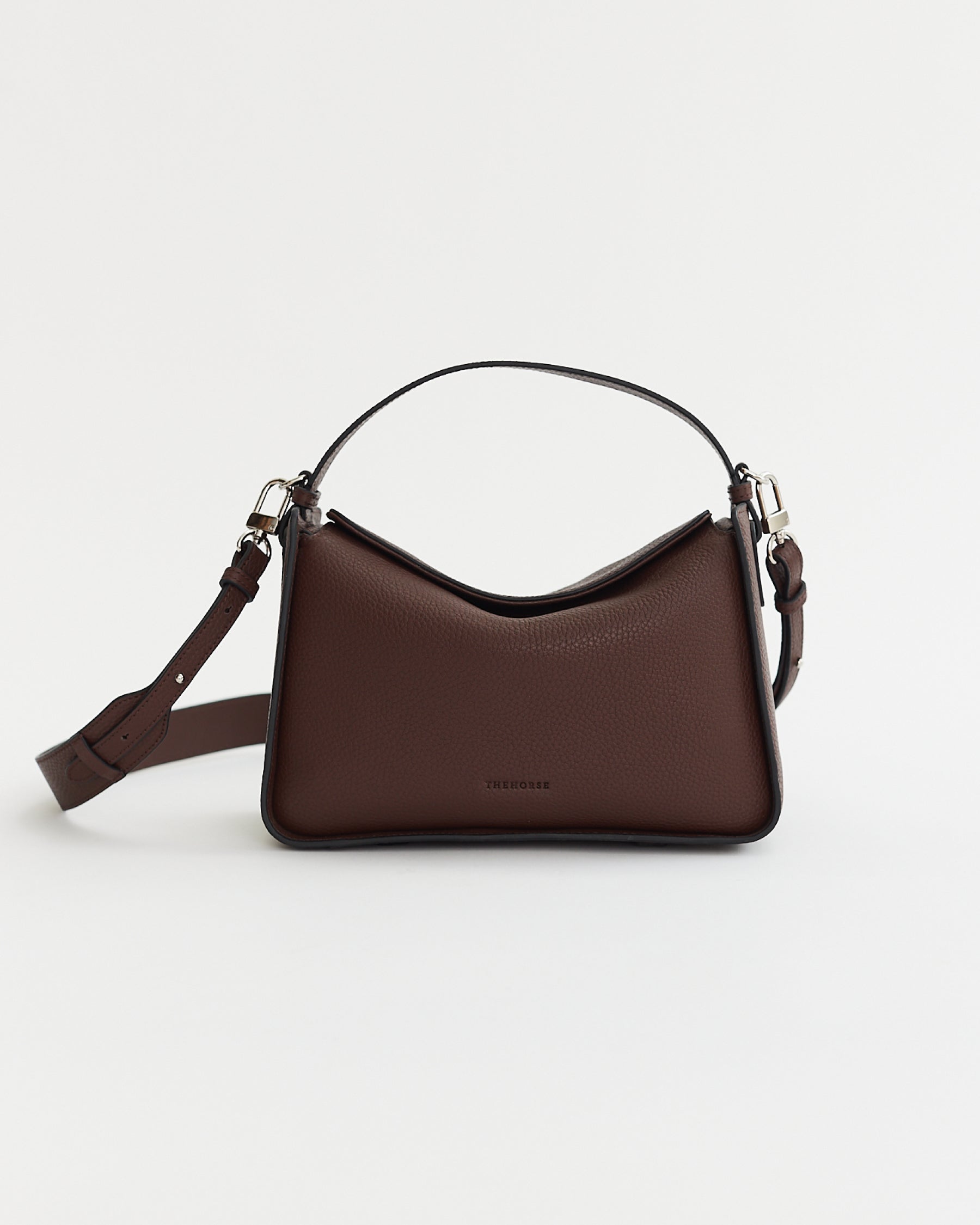 Clementine Bag: Stylish Coffee Pebbled Leather Crossbody Purse for Women | Perfect for Work, Travel & Everyday Use