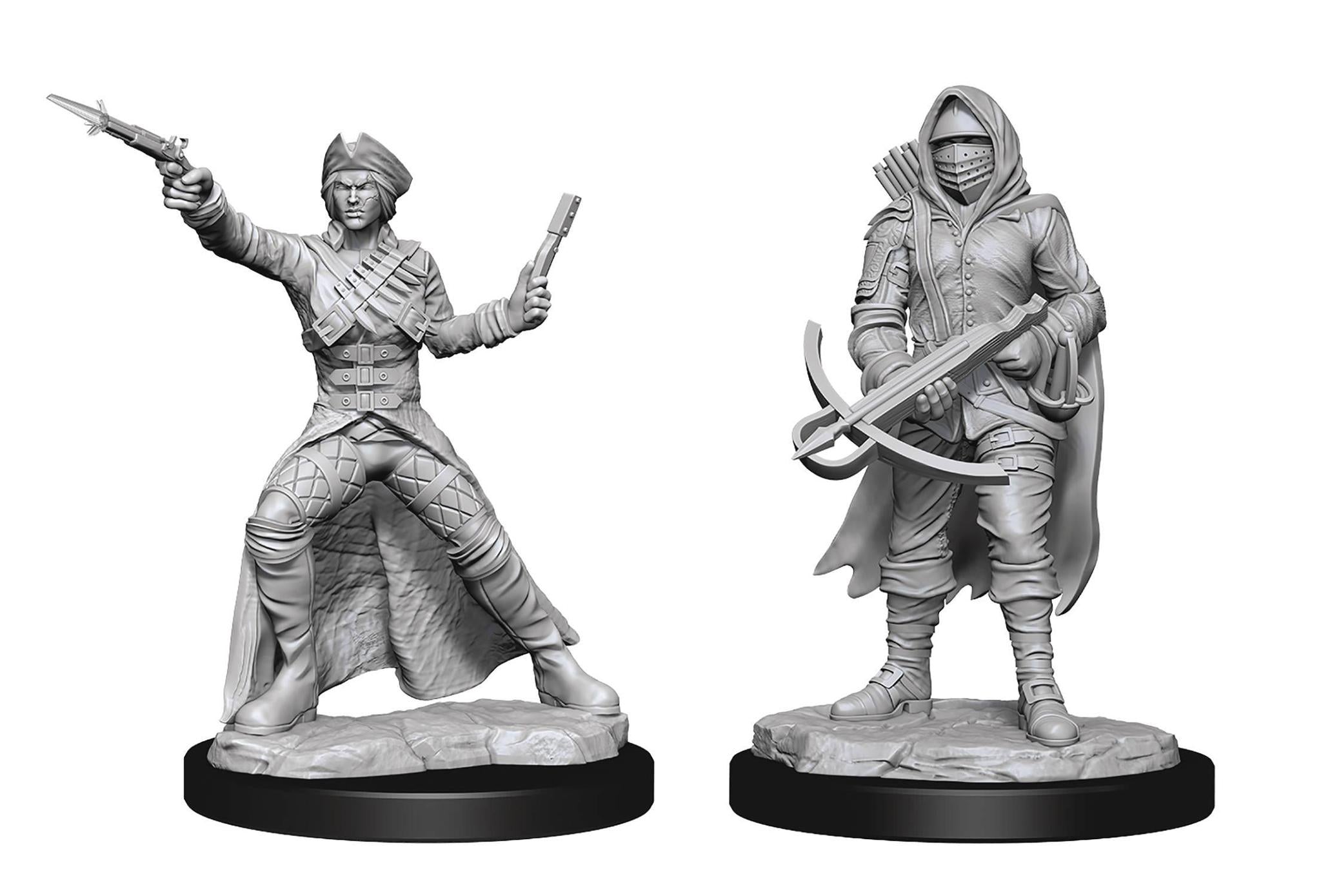 Bounty Hunter & Outlaw Action Figure (WIZ90339) - Collectible Toy for Western Themed Play, Display, and Role-Playing Games
