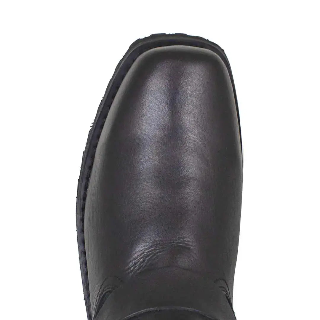 Open Road Men's Harness Motorcycle Boots - Durable Leather Biker Boots for Riding & Cruising - Perfect for Motorcycle Enthusiasts & Road Trips