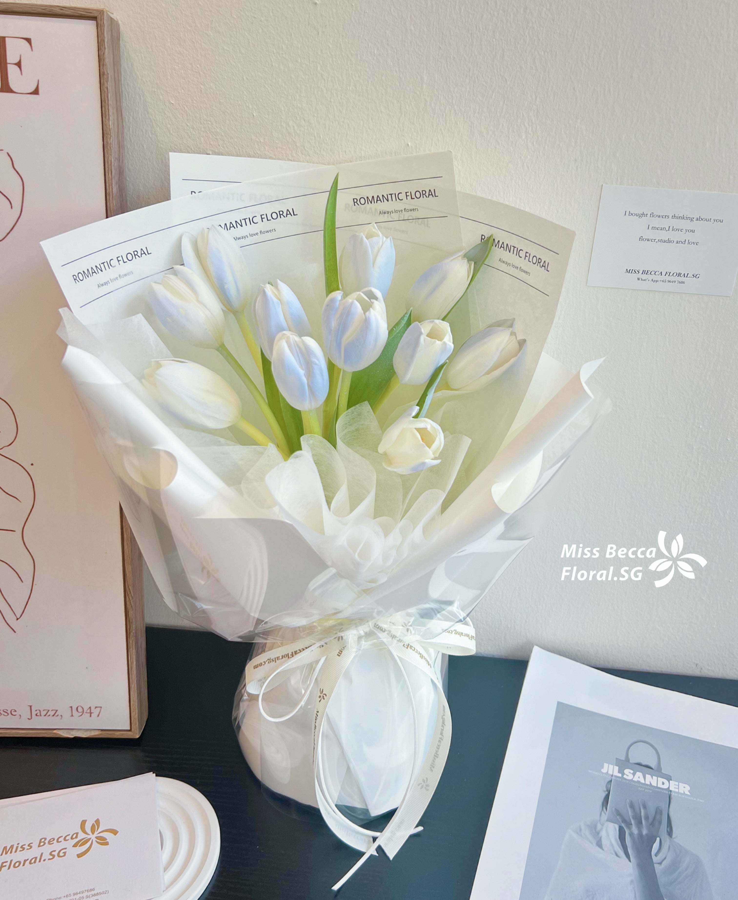 Fresh Korean Style Tulip Flower Bouquet - Elegant Home Decor, Wedding Centerpiece & Romantic Gift for Special Occasions