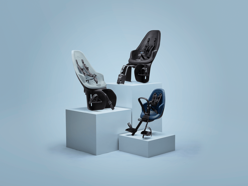 Thule Yepp 2 Maxi Bike Child Seat - Universal Bicycle Mount for Toddlers & Kids - Perfect for Family Cycling Adventures & Outdoor Activities