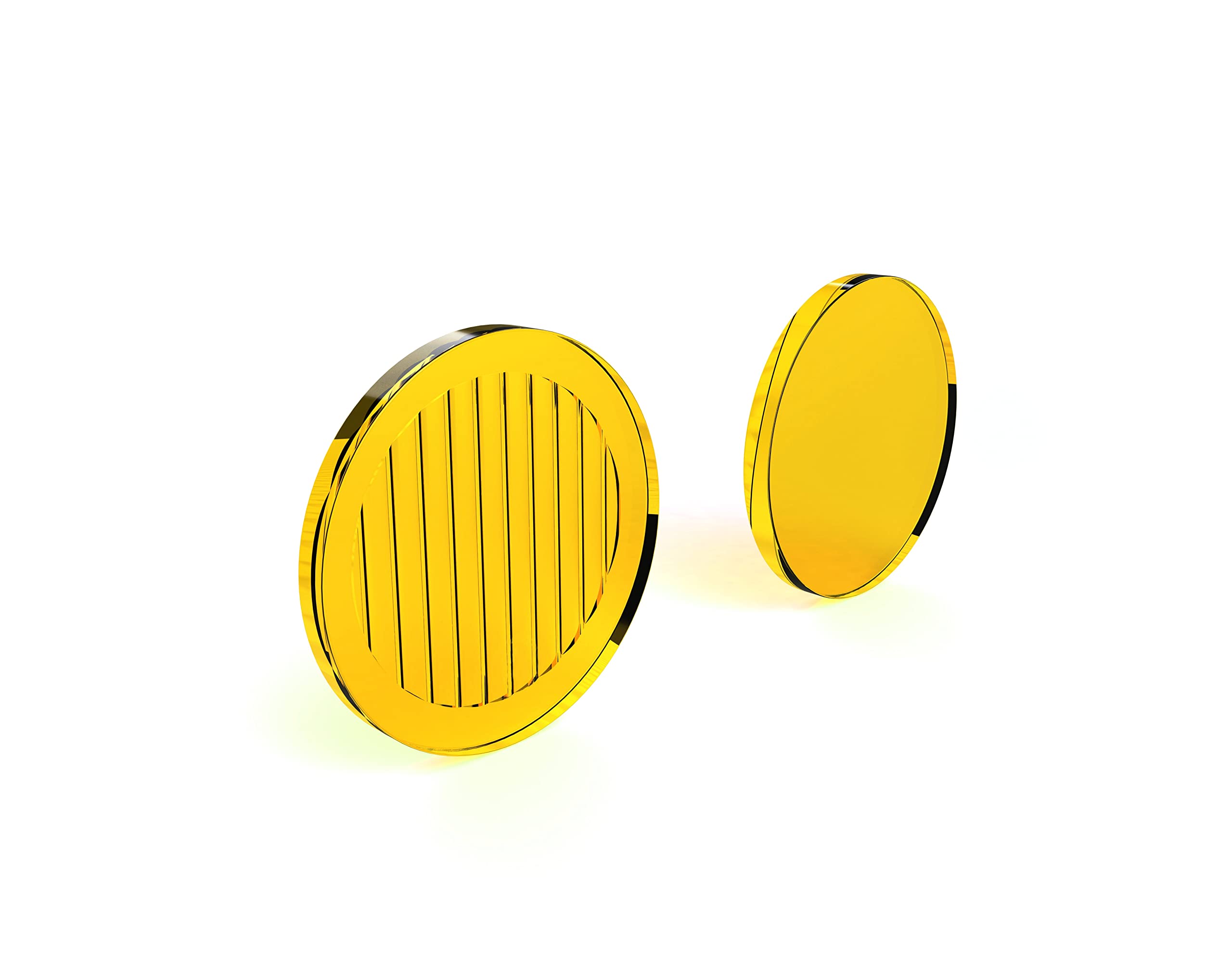 TriOptic Lens Kit for DM LED Lights - Selective Yellow LED Light Covers for Fog, Rain & Off-Road Driving