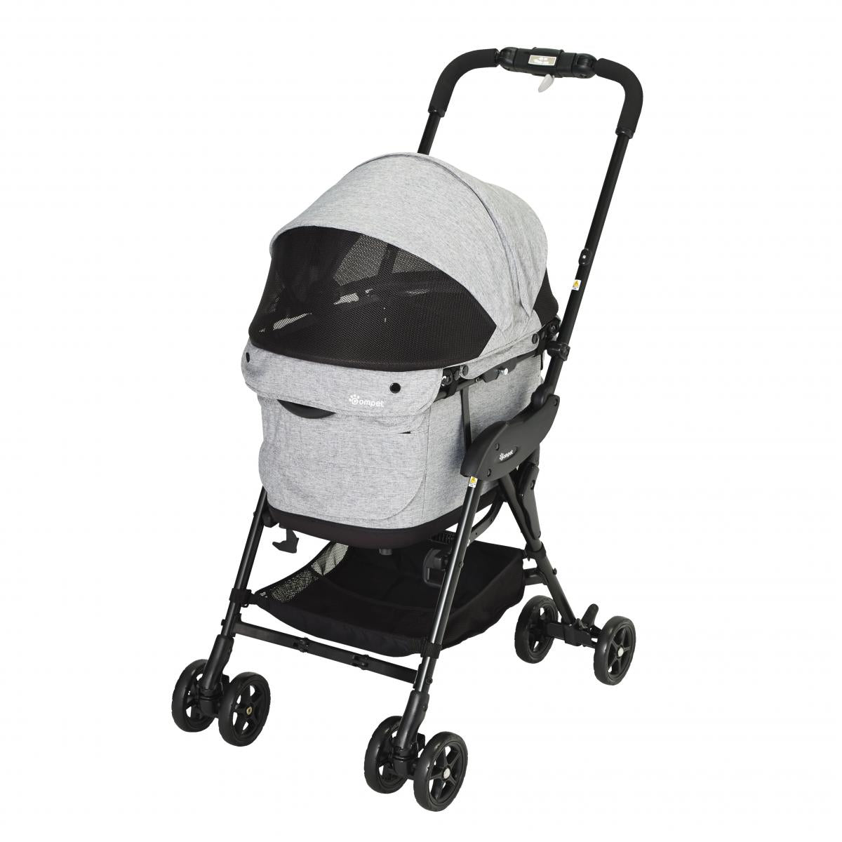 Milimili EG Pet Stroller - Lightweight Foldable Dog & Cat Carrier with Storage Basket - Perfect for Travel, Shopping & Outdoor Adventures