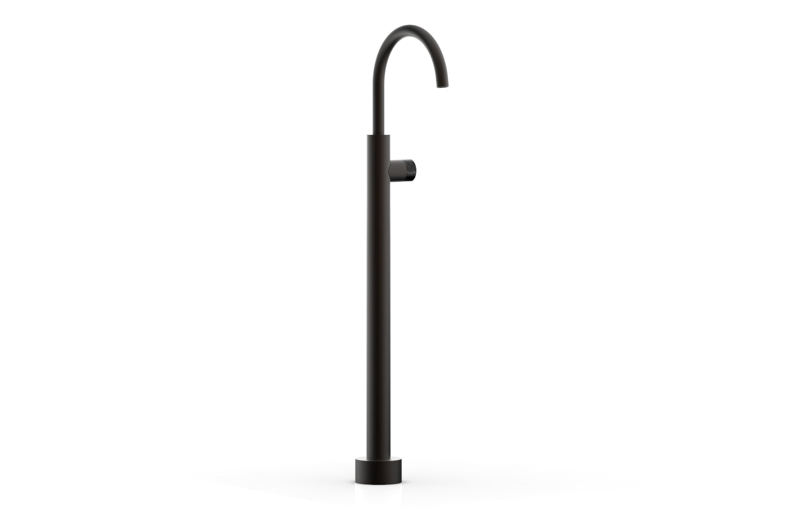 Premium BASIC II Tall Floor Mount Tub Filler with Elegant Marble Handle - Model 230 47 02 - Perfect for Modern Bathrooms & Luxury Spa Retreats