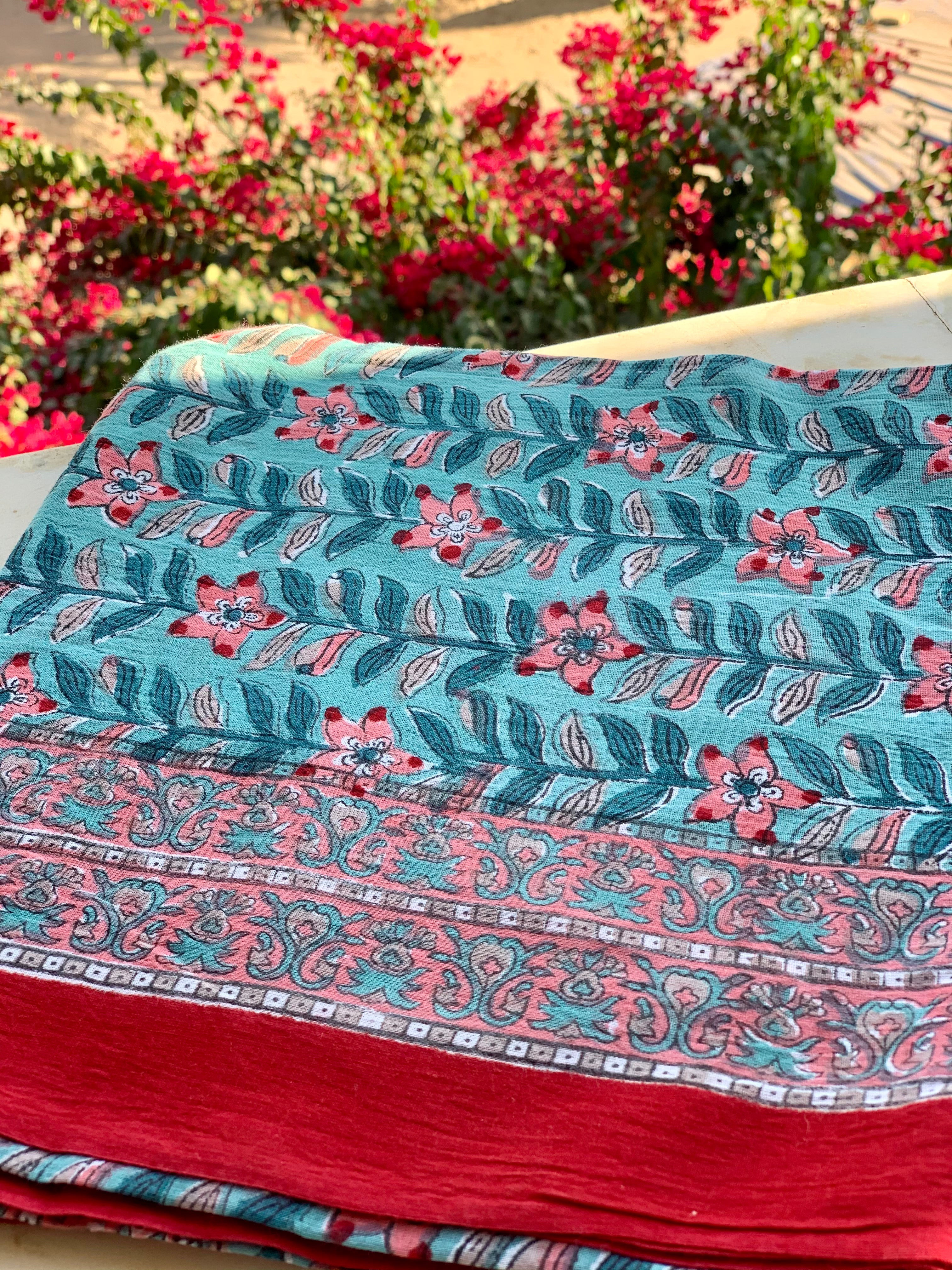 Stylish Block Print Cotton Sarong Pareo Shawl - New Collection for Beach, Pool, and Summer Fashion
