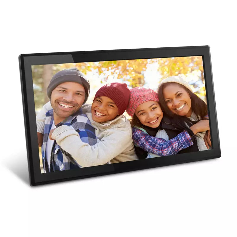 Aluratek 17.3 Inch WiFi Digital Picture Frame with Touchscreen IPS LCD Display - Perfect for Home, Office, and Gift Giving