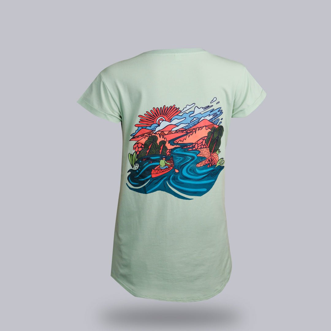 Savage River Women's Eco-Friendly T-Shirt - Soft Organic Cotton Casual Tee for Everyday Wear | Perfect for Work, Yoga & Weekend Outfits