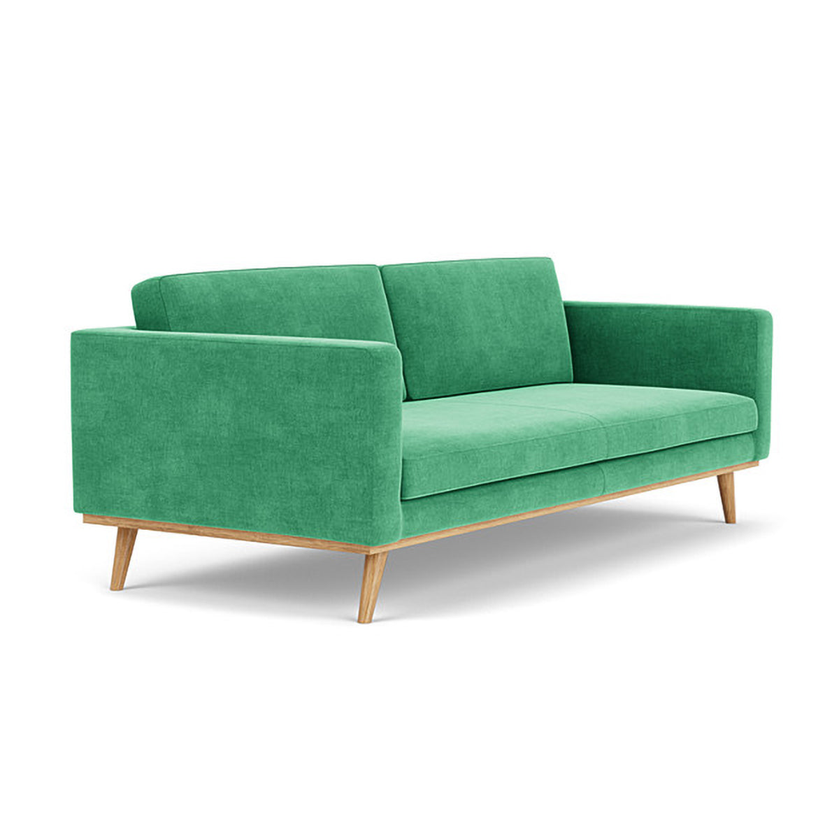 Johan Fabric 3-Seater Sofa - Comfortable Living Room Couch for Small Spaces | Perfect for Apartments, Dorms & Cozy Homes