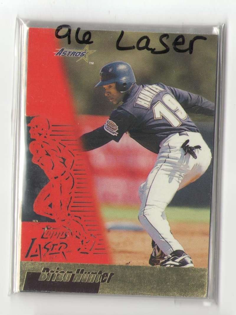 1996 Topps LASER Die Cut HOUSTON ASTROS Team Set - Vintage Baseball Trading Cards for Collectors & Fans, Perfect for Display, Trading, and Memorabilia Collections
