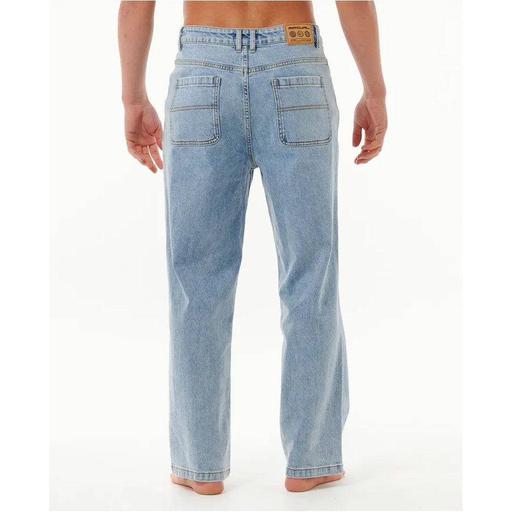 Rip Curl Dosed Denim Pants for Men - Comfortable Stretch Jeans for Surfing, Skateboarding & Casual Wear