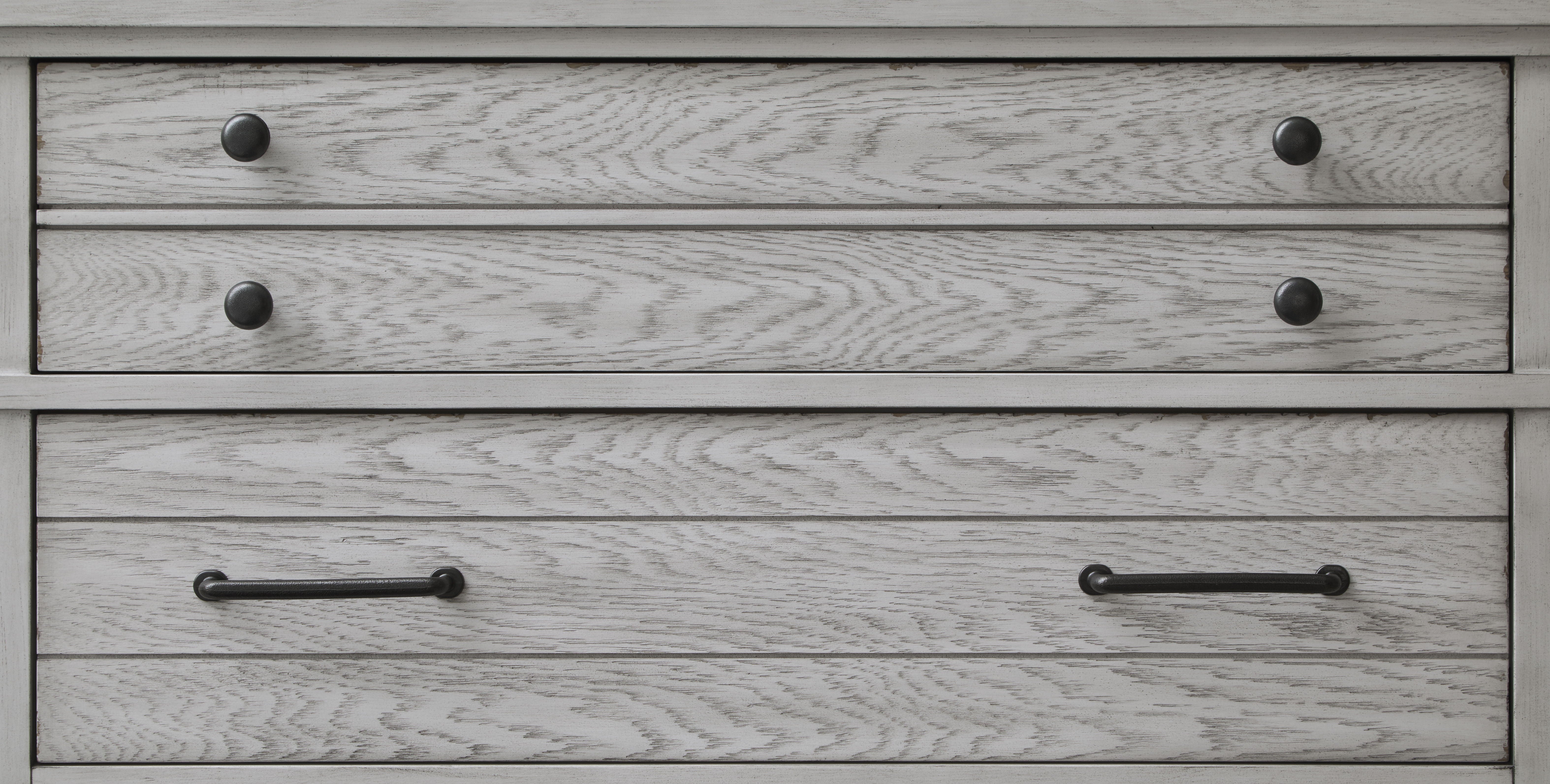 Belhaven 5-Drawer Chest Dresser - Pearl Silver Finish - Modern Bedroom Storage Furniture for Home Organization & Decor