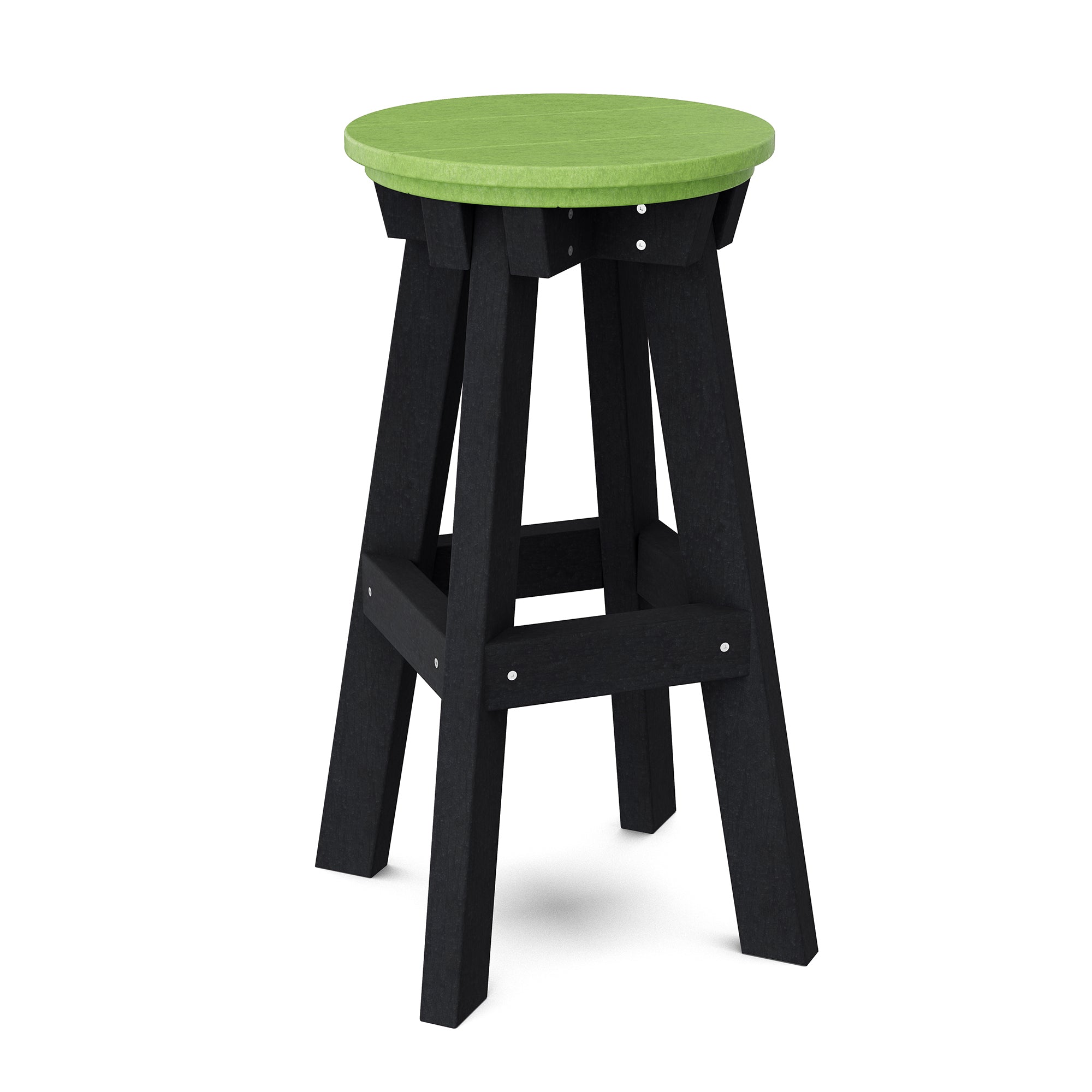Vintage Heritage Bar Stool - Solid Wood Counter Height Stool with Backrest - Perfect for Kitchen Island, Home Bar & Breakfast Nook