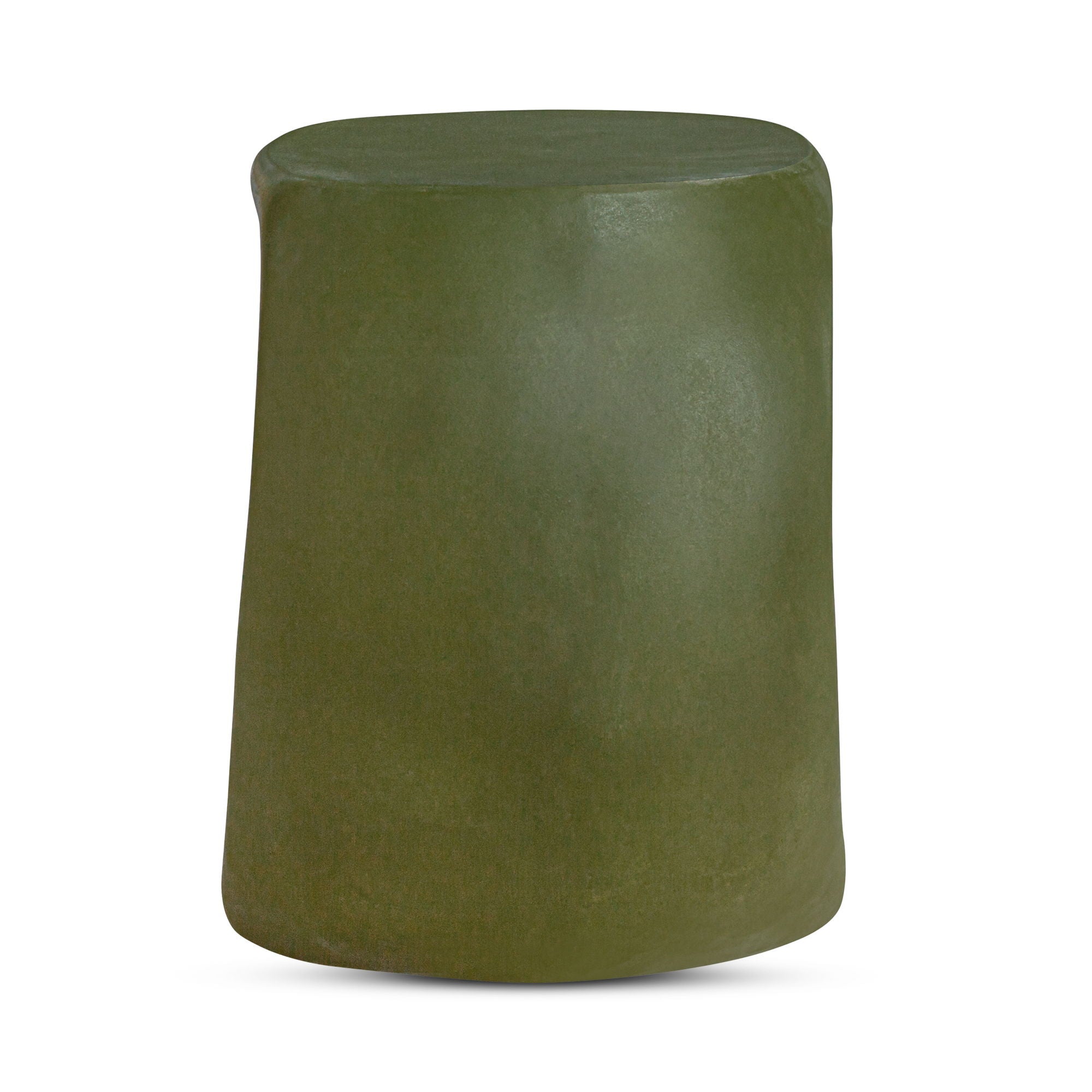 Albers Outdoor Stool - Dark Green Patio Furniture, Waterproof & Durable Garden Stool for Backyard, Poolside, and Camping - Perfect for Outdoor Relaxation