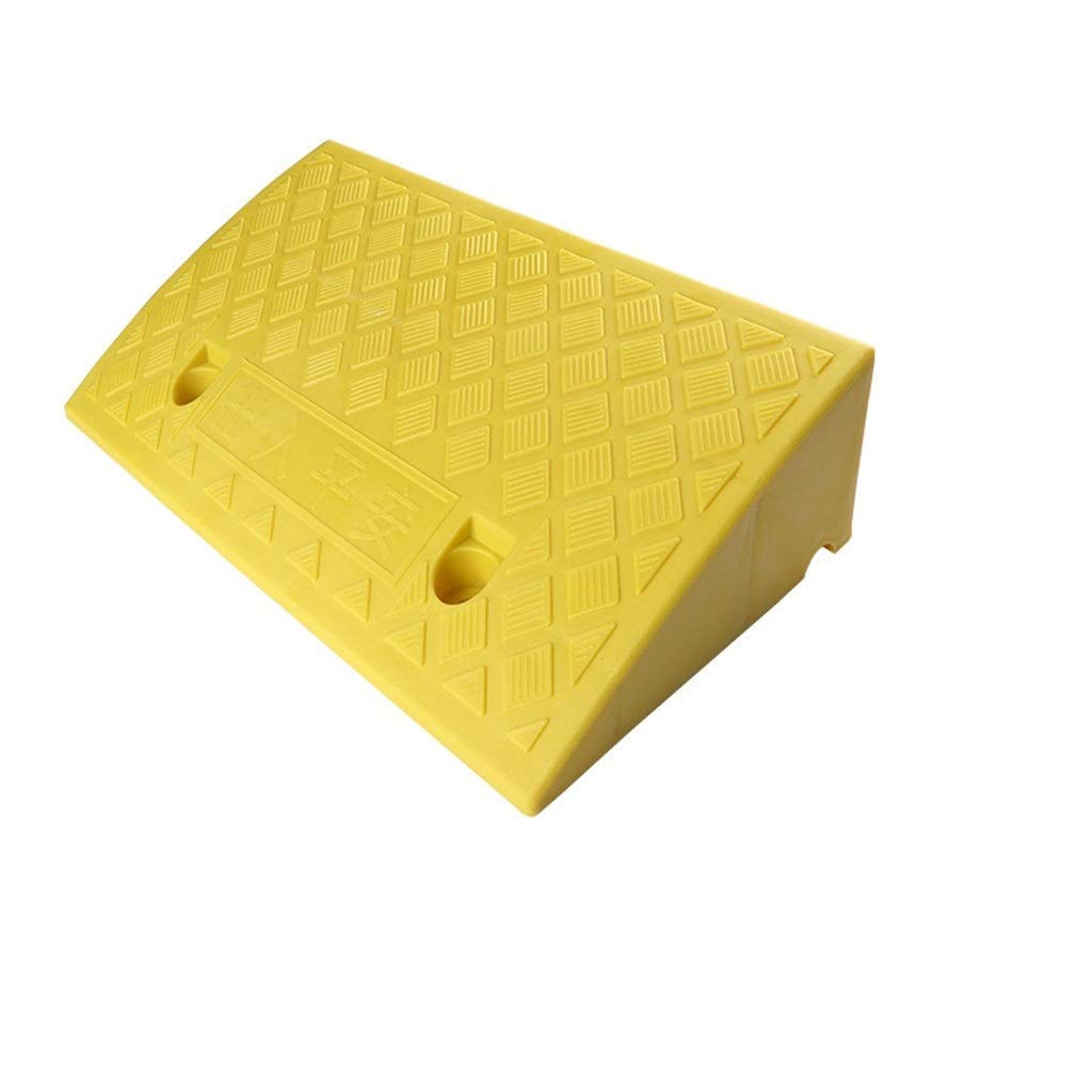 ZYLZL Yellow Plastic Wheelchair Ramps for Threshold & Dogs - 11 Sizes (50×27×13cm)