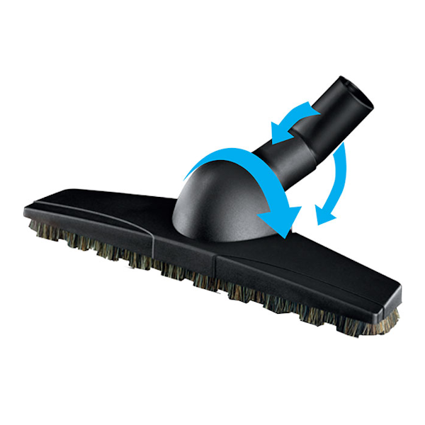 Wessel Werk Turn and Clean Hard Floor Brush 32mm - Durable Floor Scrubber for Tile, Laminate & Vinyl - Perfect for Home, Office & Commercial Cleaning