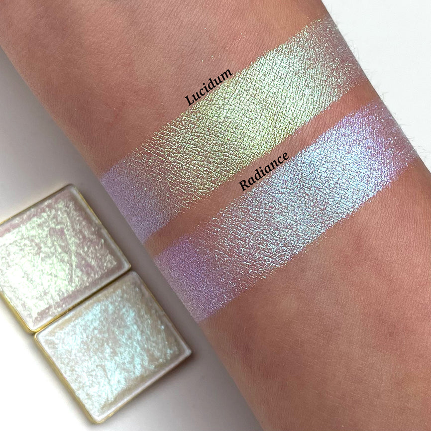 Lucidum Series 2 Iridescent Multichrome Eyeshadow Palette - Long Lasting Highly Pigmented Makeup for Party, Halloween & Special Occasions