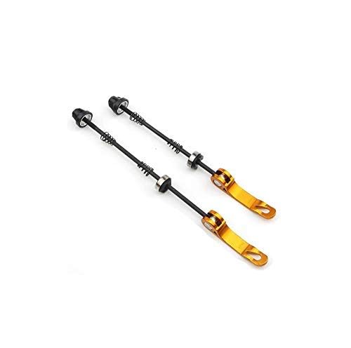 Quick Release Bike Skewer for Mountain, Road & City Bikes - 145mm/185mm Black Axle - Secure Wheel Fastening for Commuting, Trail Riding & Urban Cycling
