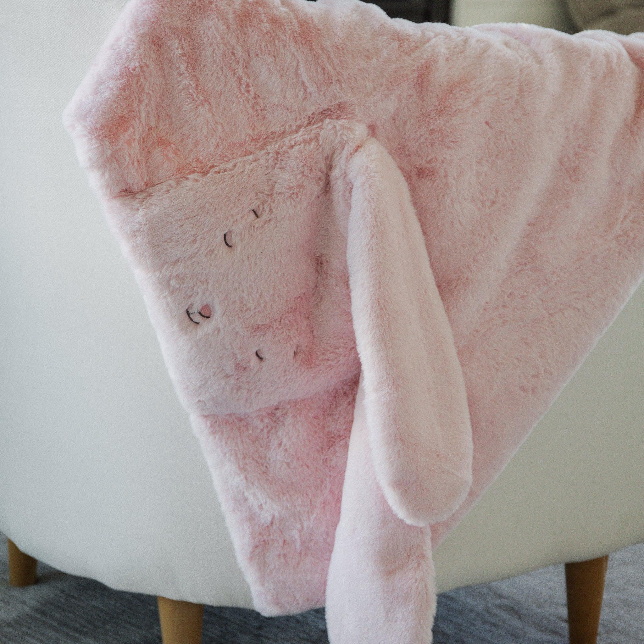 Blossom Tuck Me In Blanket - Ultra Soft Cozy Floral Print Bed Blanket for Adults & Kids - Perfect for Bedroom, Nursery, Couch & Travel