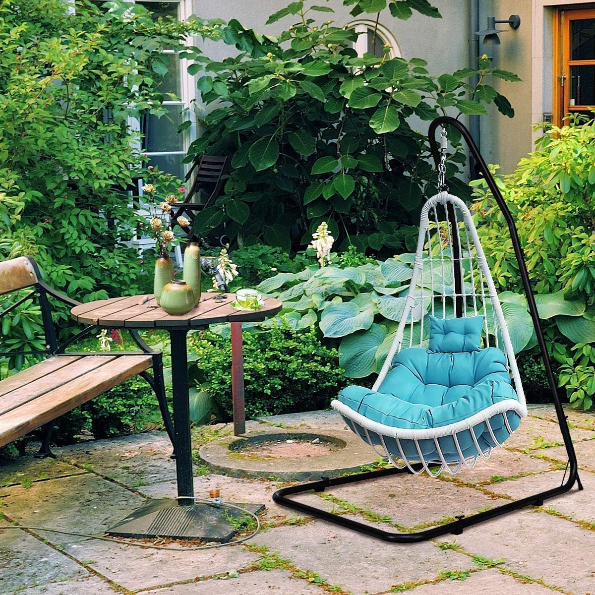 **FANTASK Heavy Duty Adjustable Steel Hammock Stand - 75