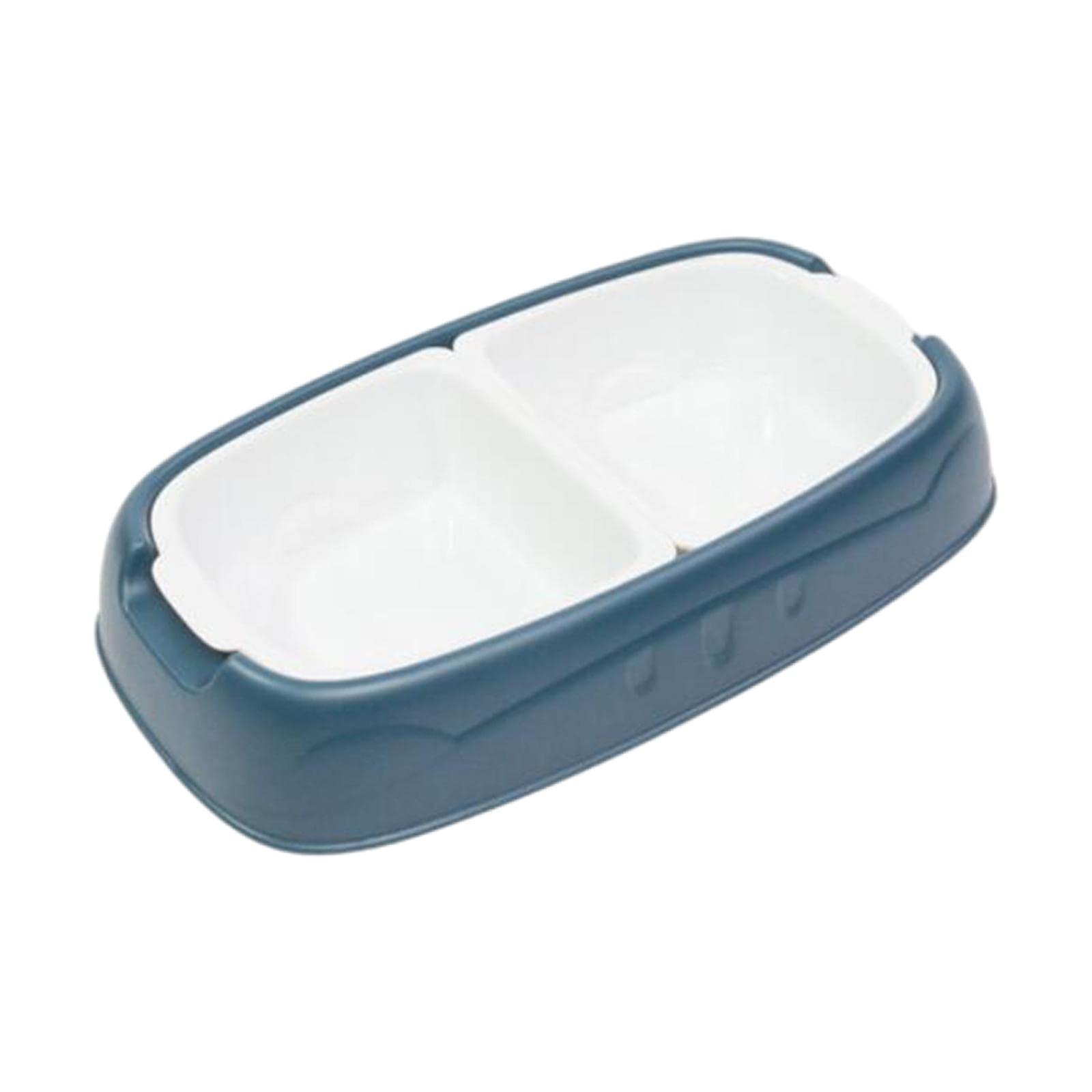 Enakshi Anti-Skid Pet Water and Food Bowl for Dogs and Cats - Durable Puppy Feeder Dispenser with Non-Slip Base - Blue Pet Supplies for Home, Travel, and Outdoor Use