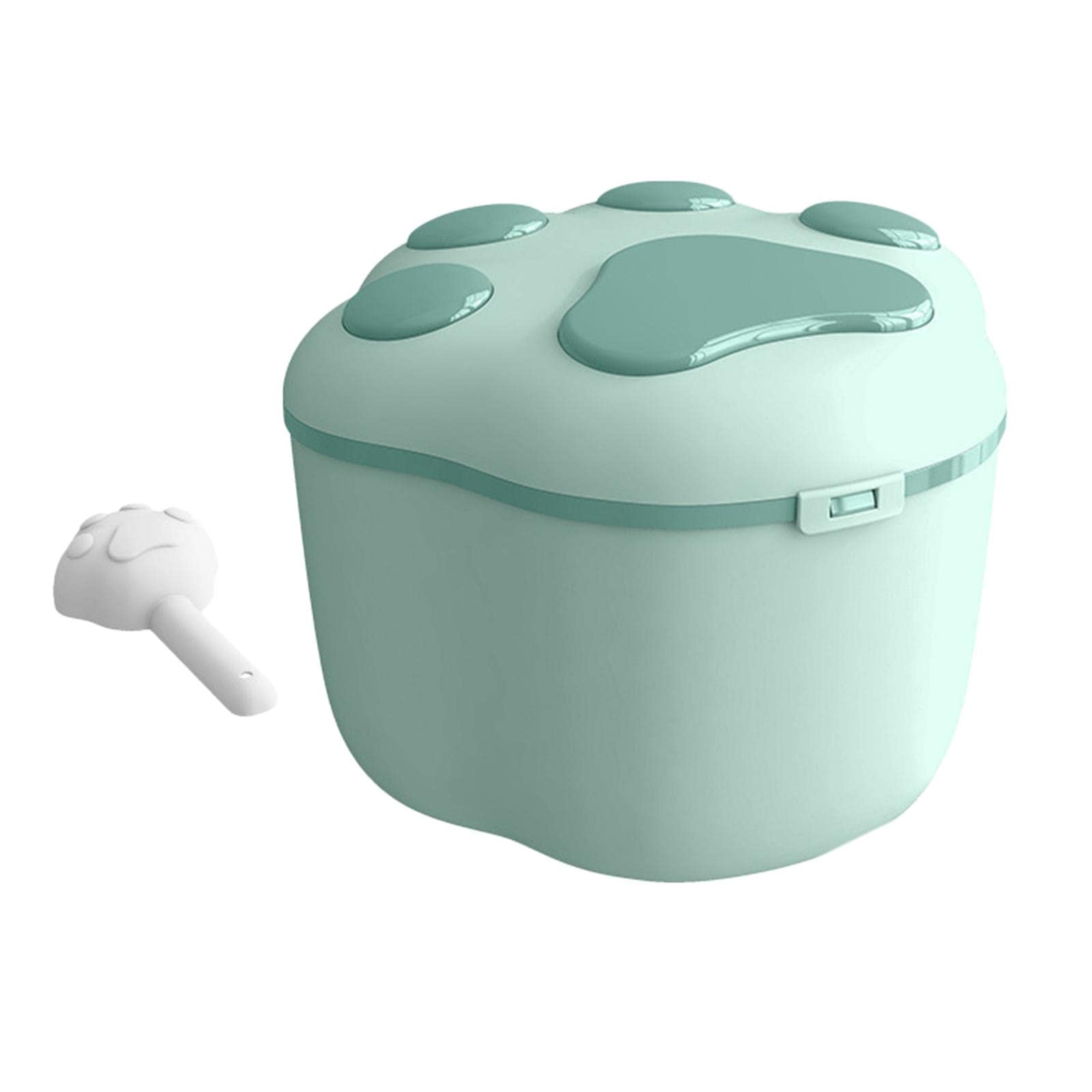 10KG Airtight Dog Food Storage Container with Lid - Large Pet Food Dispenser for Dry Kibble, Cereal, Rice - BPA-Free Plastic, Green - Perfect for Kitchen, Pantry & Pet Feeding Areas